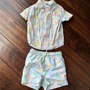 Janie and Jack Pastel Kids Matching Set